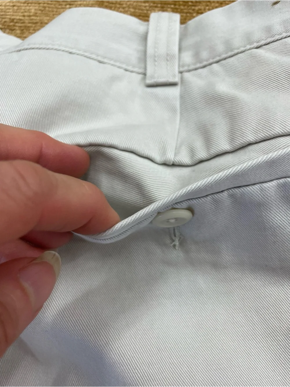 J Crew men’s size 36 khaki color Classic Cotton Chino Shorts